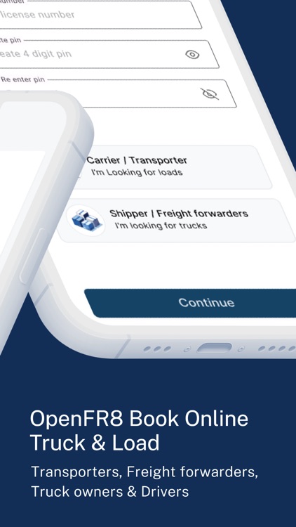 OpenFR8 Book Online Truck Load