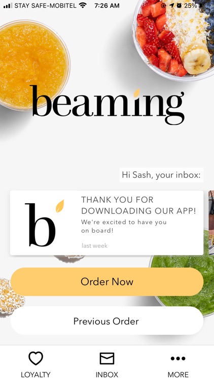 Beaming Healthy Marketplace