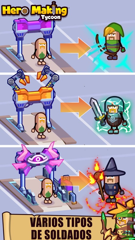 Hero Making Tycoon Idle Games screenshot 4