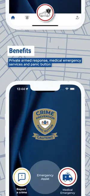 Gauteng e-Panic Button iPhone screenshot 2