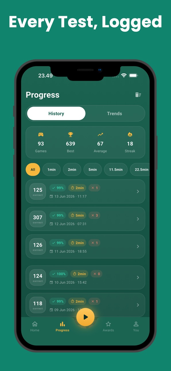 iPhone screenshot