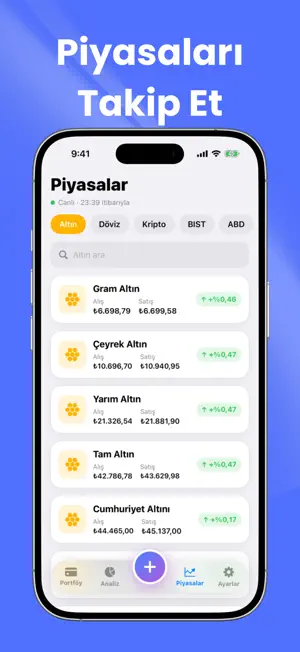 Varlık Takibi: Altın & Döviz screenshot 3