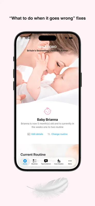 Gina Ford Baby App screenshot 4 of 4