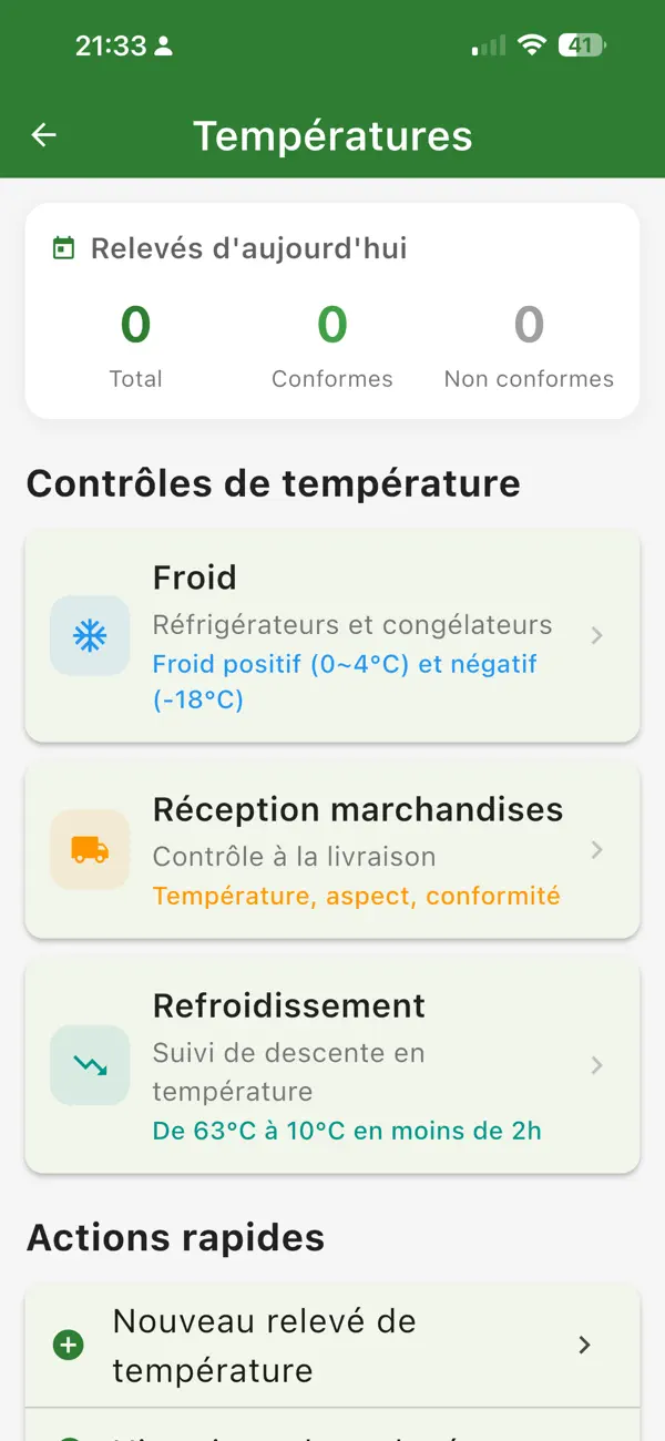 Screenshot #2 pour GagneGo HACCP