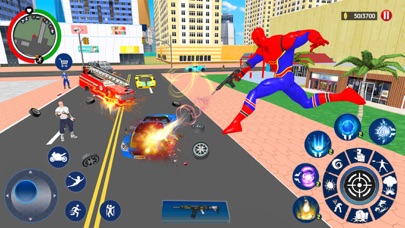 Super Spider Rope Hero: Police Screenshot