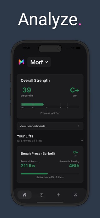 Morf: AI Workout Tracker Screenshot 5 of 8