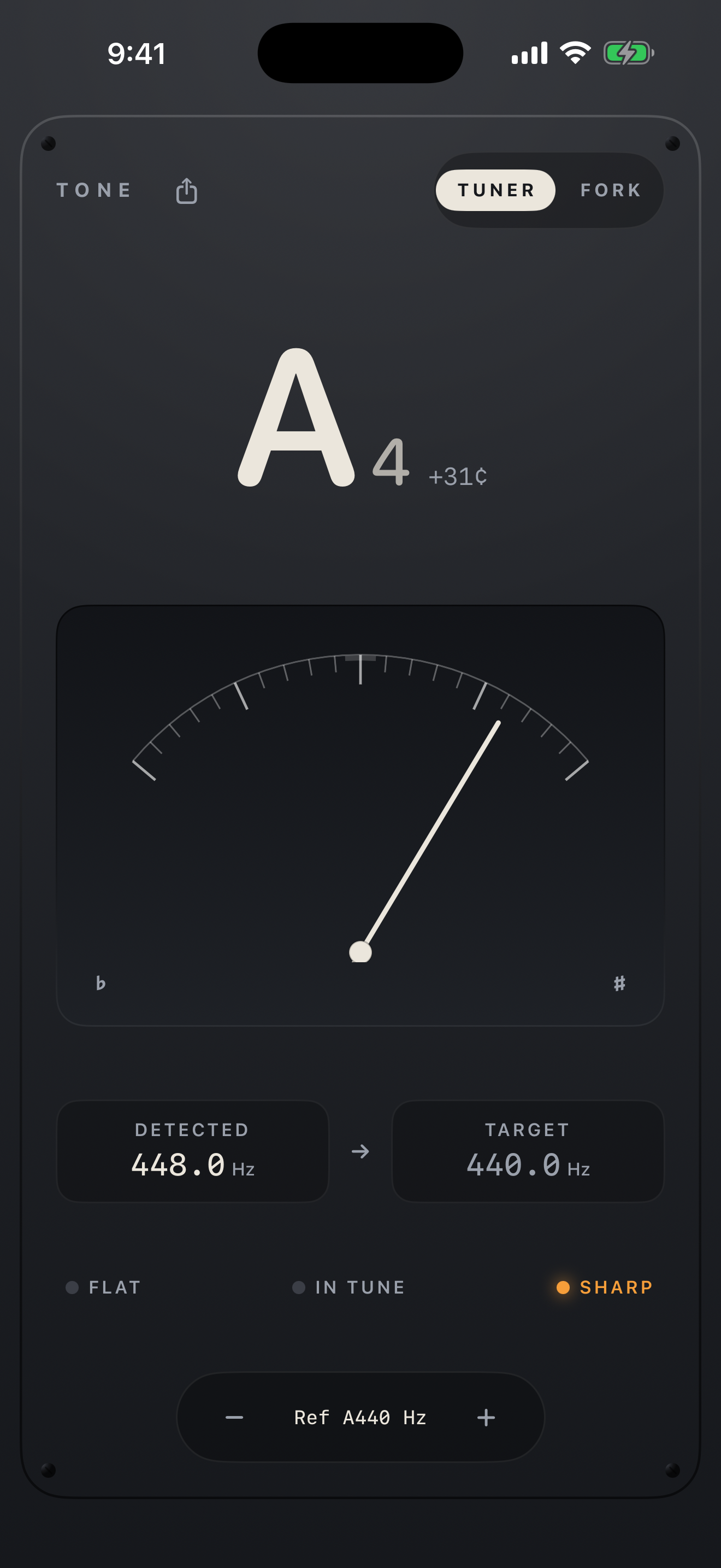 Tone – Chromatic Tuner screenshot 2