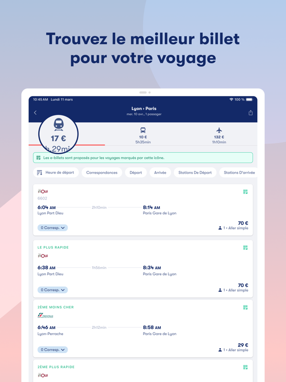 Screenshot #6 pour Omio: Billet TGV, bus et vols