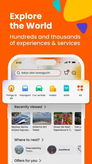 Klook: Travel & Activities screenshot 1