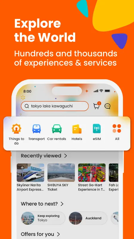 Klook: Travel & Activities screenshot 1 of 6
