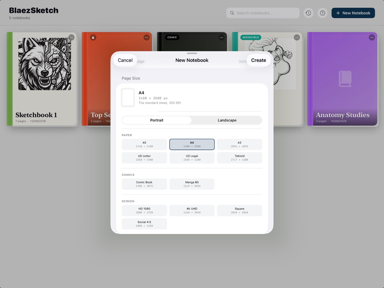 Screenshot 4 of BlaezSketch