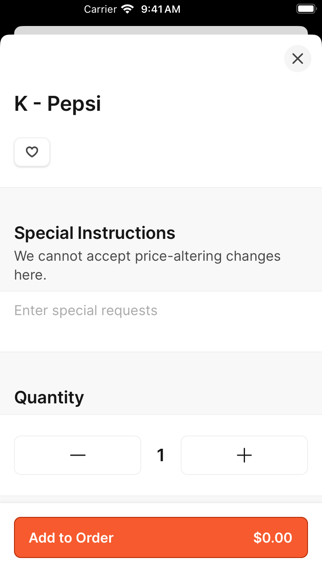 Broadway Grille To Go iPhone screenshot 4 - Food & Drink app