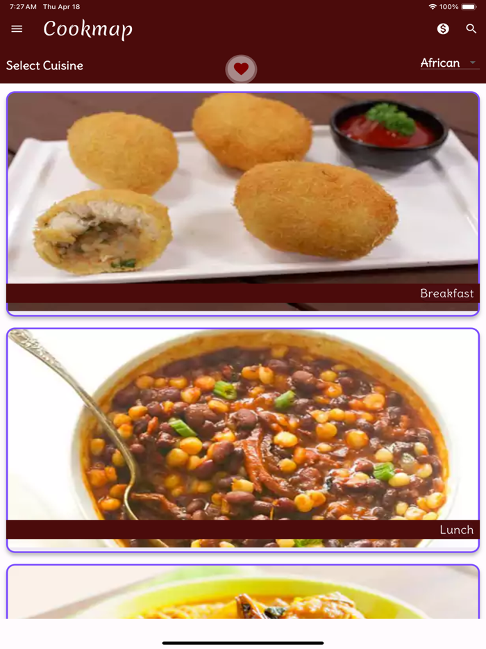 Intercontinental Food recipes