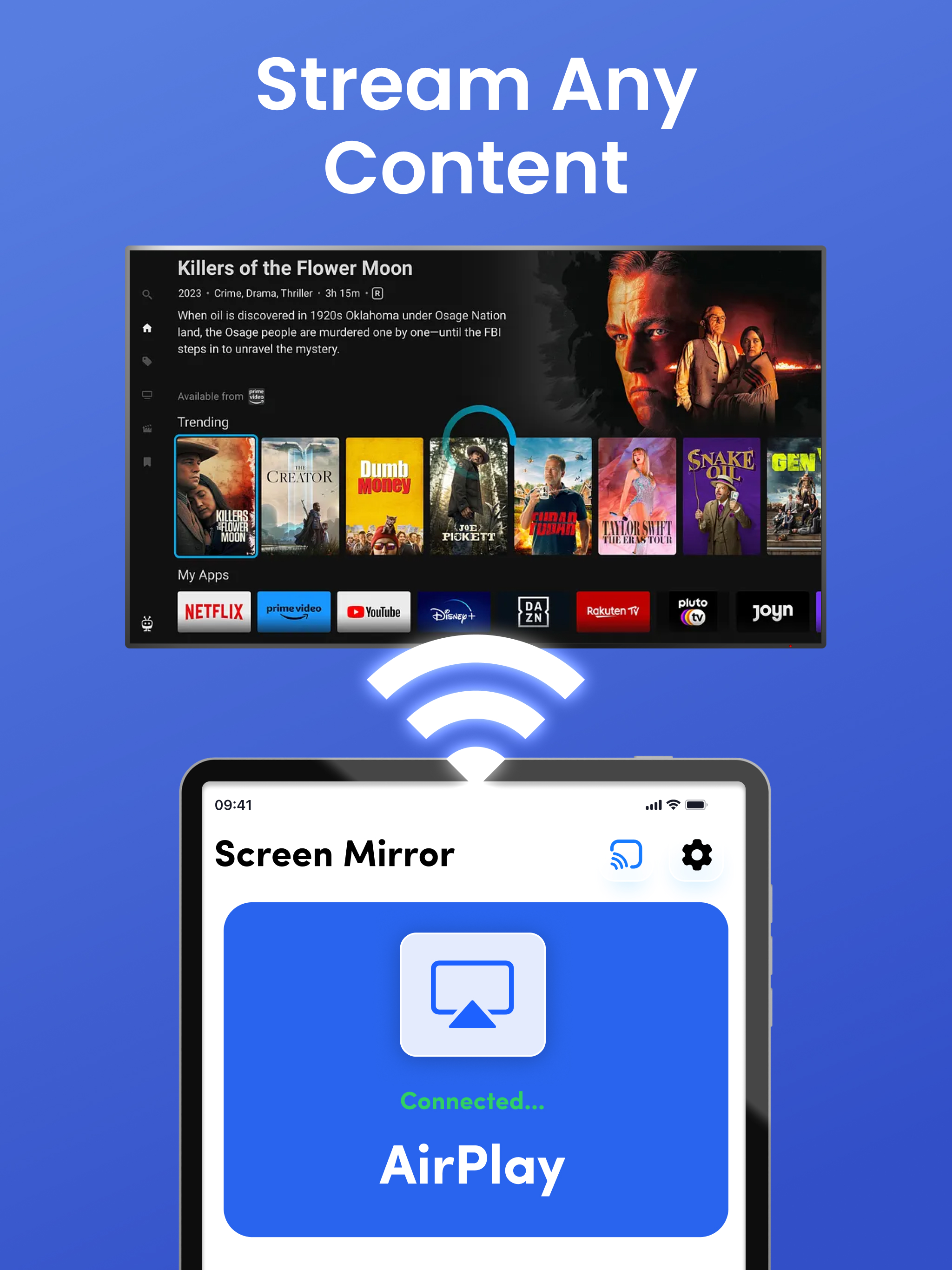 Screen Mirroring・Smart TV Cast