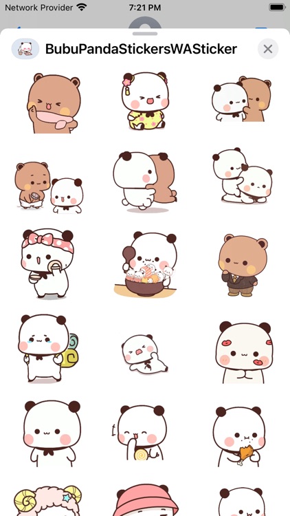 Bubu Panda Stickers- WASticker screenshot-7
