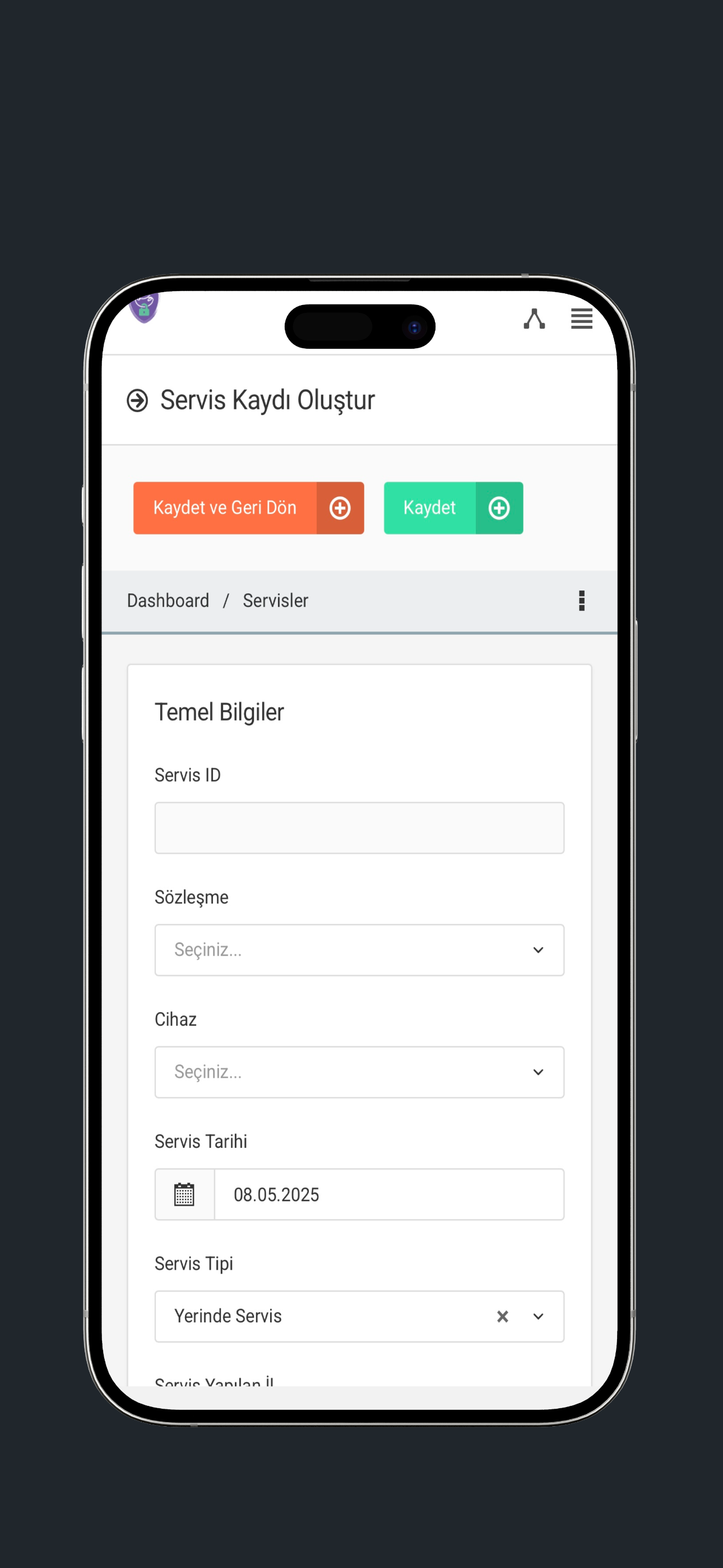 Bulutfilo CRM screenshot 2