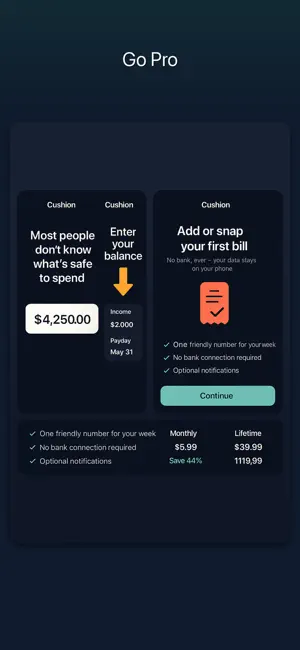 Cushion — Safe to Spend screenshot 4