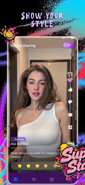 Luvmi：Chat｜Video Share，Social iPhone screenshot 1