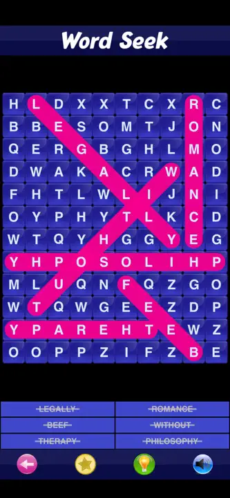 Word Seek English Infinite screenshot 2