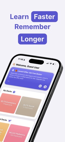 MemoraX: AI Flashcard Maker Screenshot 2 of 6