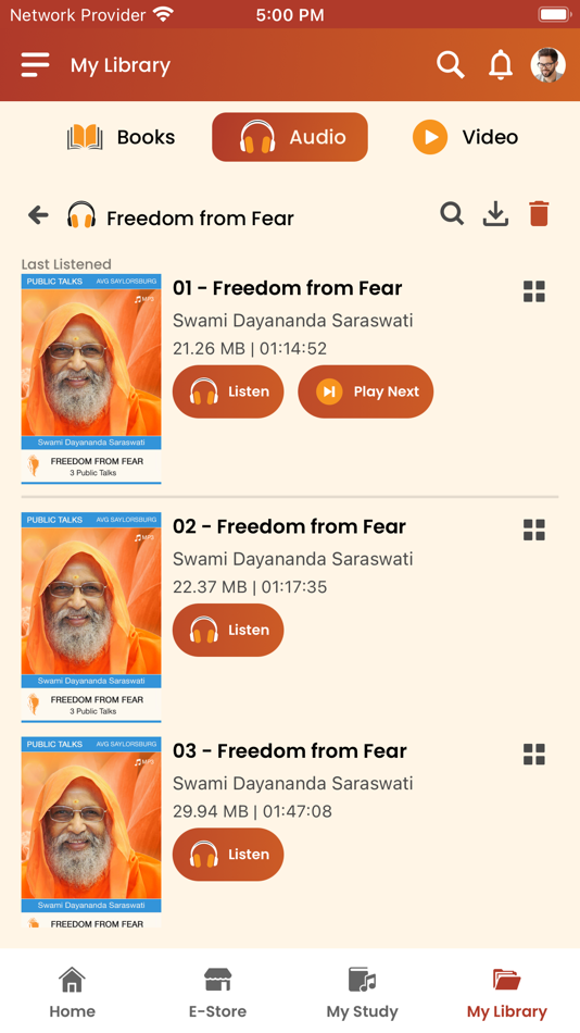 #6. Teachings of Swami Dayananda (iOS) 由: ARSHA VIDYA RESEARCH AND PUBLICATION TRUST