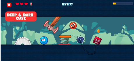 Plants Ball 4 - Red Ball Game screenshot 4