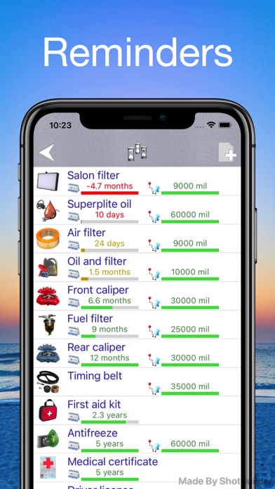 Screenshot #1 pour Iron book - Driver's organizer