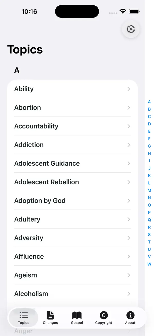 Screenshot #1 pour Scripture Helps