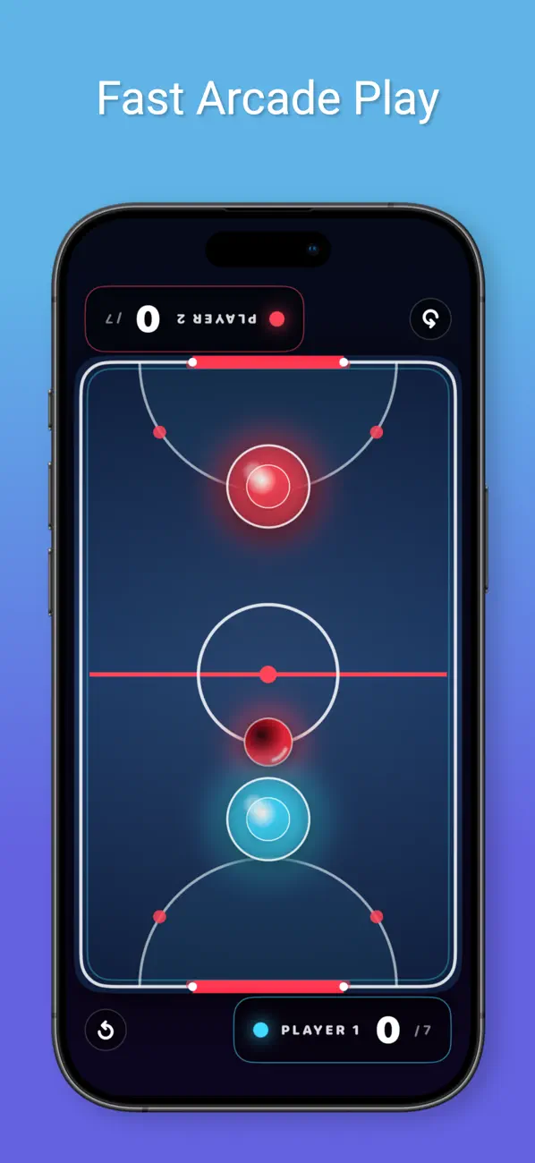 Screenshot #1 pour Air Hockey (63d507)