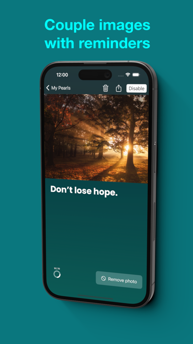 Pearl: Meaningful Reminders Screenshot