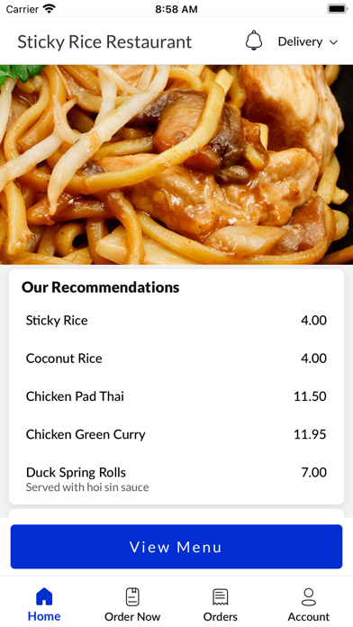 Sticky Rice Restaurant Screenshot