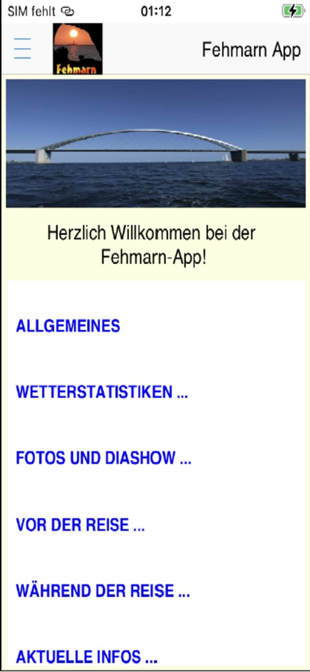 Fehmarn App für den Urlaub