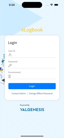 ValGenesis eLogbook 2.0 SP1 screenshot
