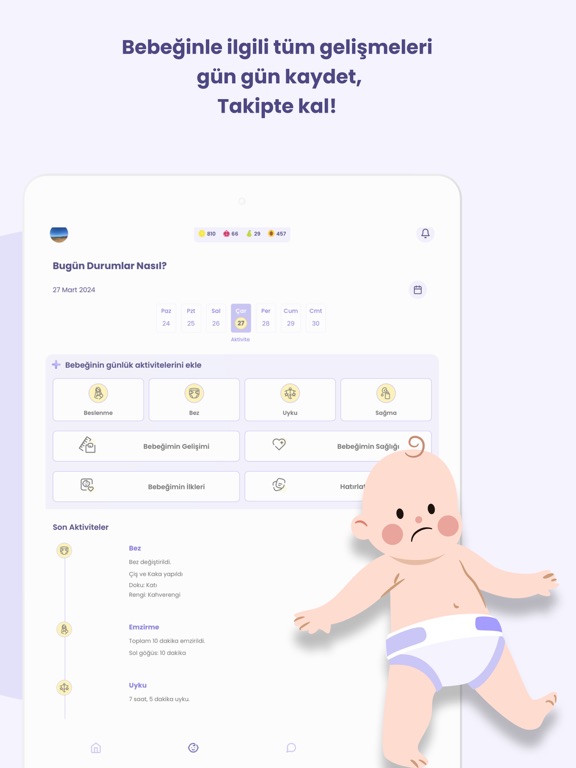 Screenshot #6 pour Bebek Gelişimi ve Takibi Elika