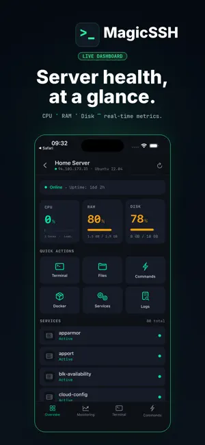 MagicSSH – Server & Terminal screenshot 2