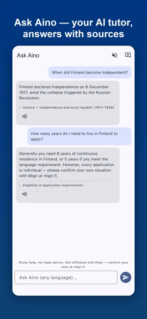 Kansalaisuuskoe – citizenship screenshot 2
