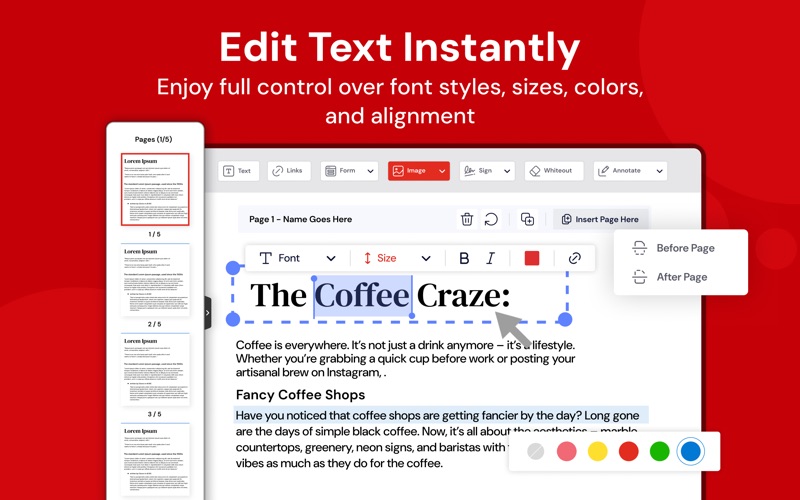 PDF Editor - Converter, Reader Screenshot