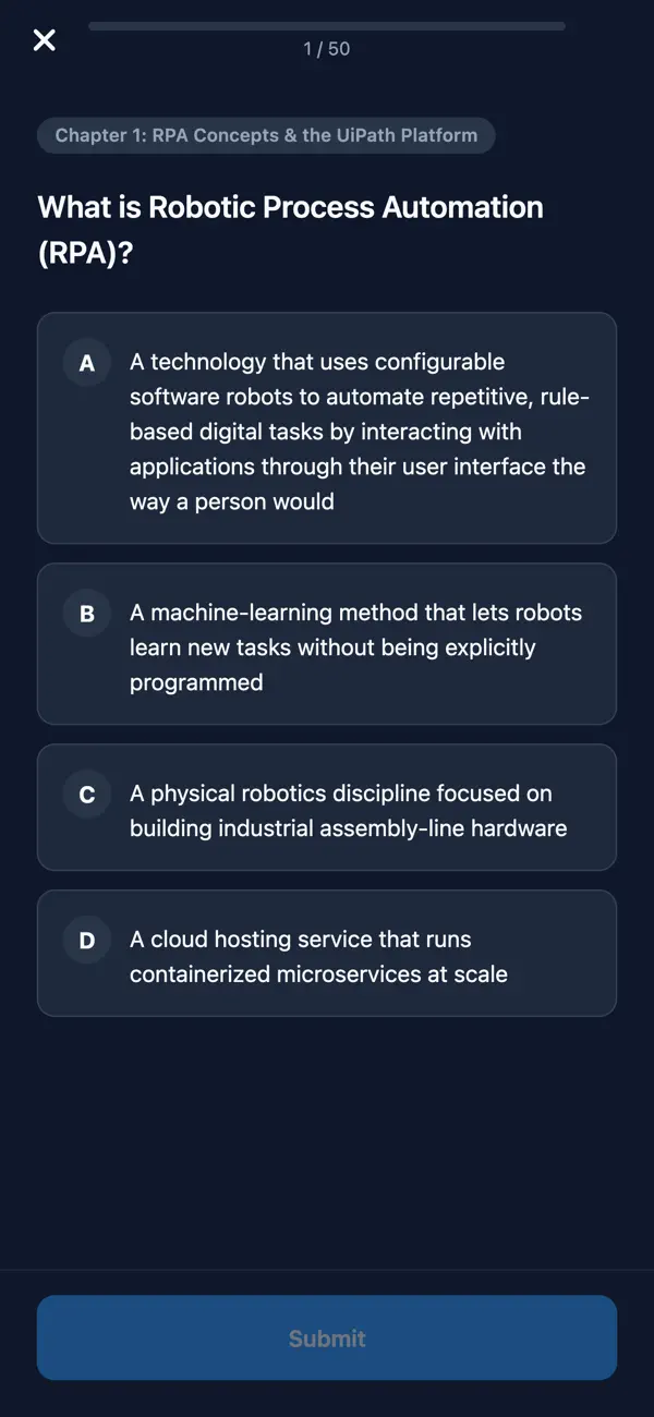 Screenshot #3 pour UiPath ADA Exam Prep