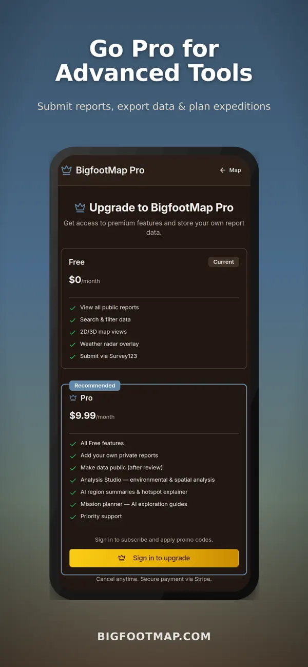Screenshot #2 pour BigfootMap