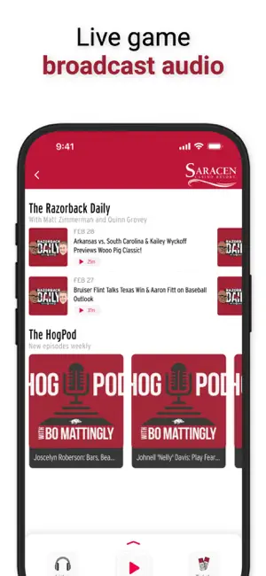 Arkansas Razorbacks screenshot 2