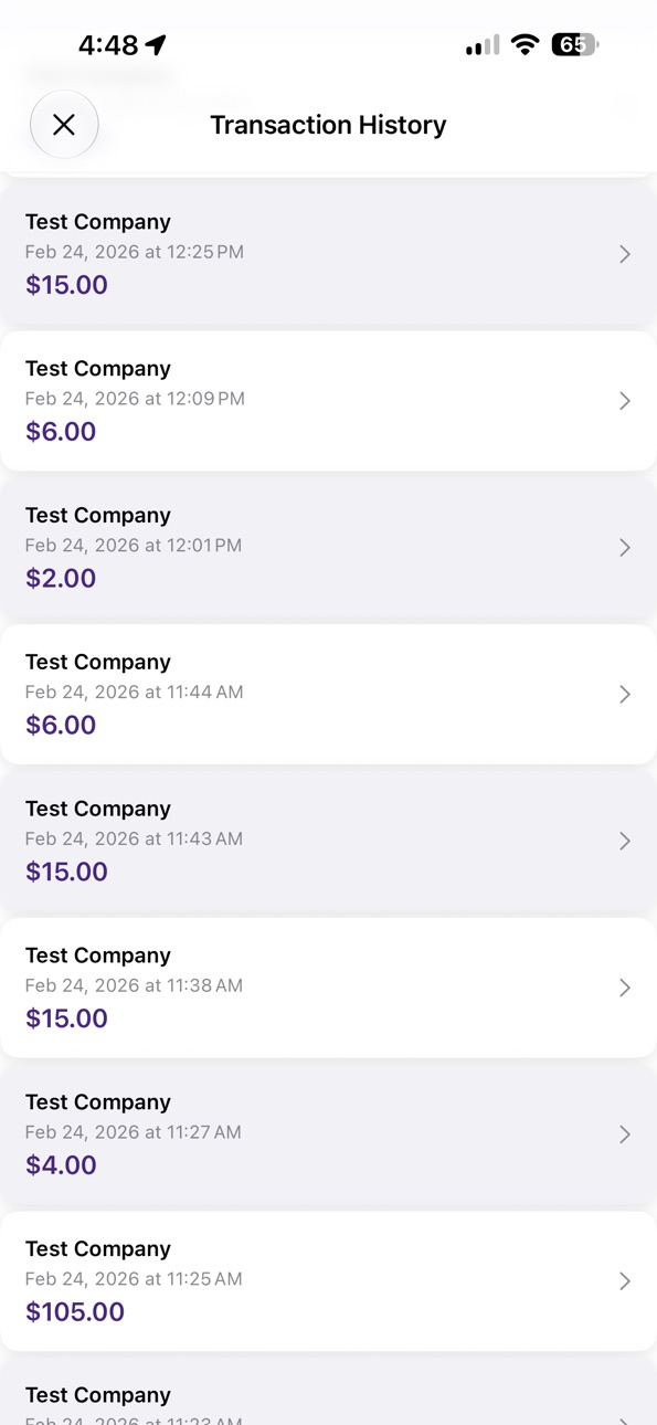 iPhone screenshot