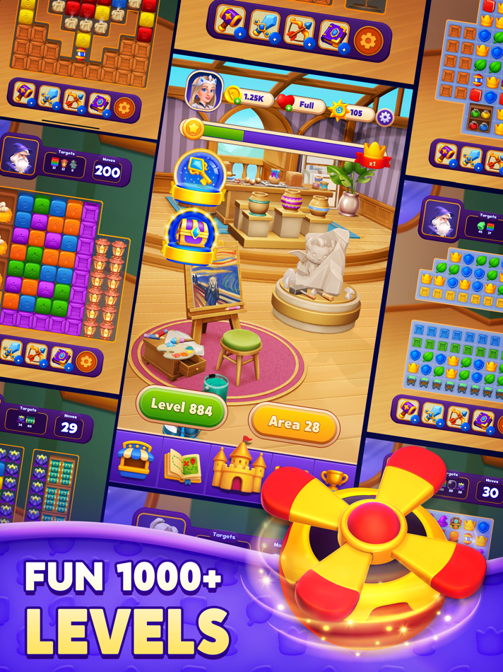 #7. Rune Puzzle: Match & Blast (iOS) 由: Velo Oyun Yazılım ve Pazarlama Anonim Şirketi