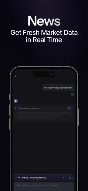 True AI - Finance AI Assistant iPhone screenshot 6