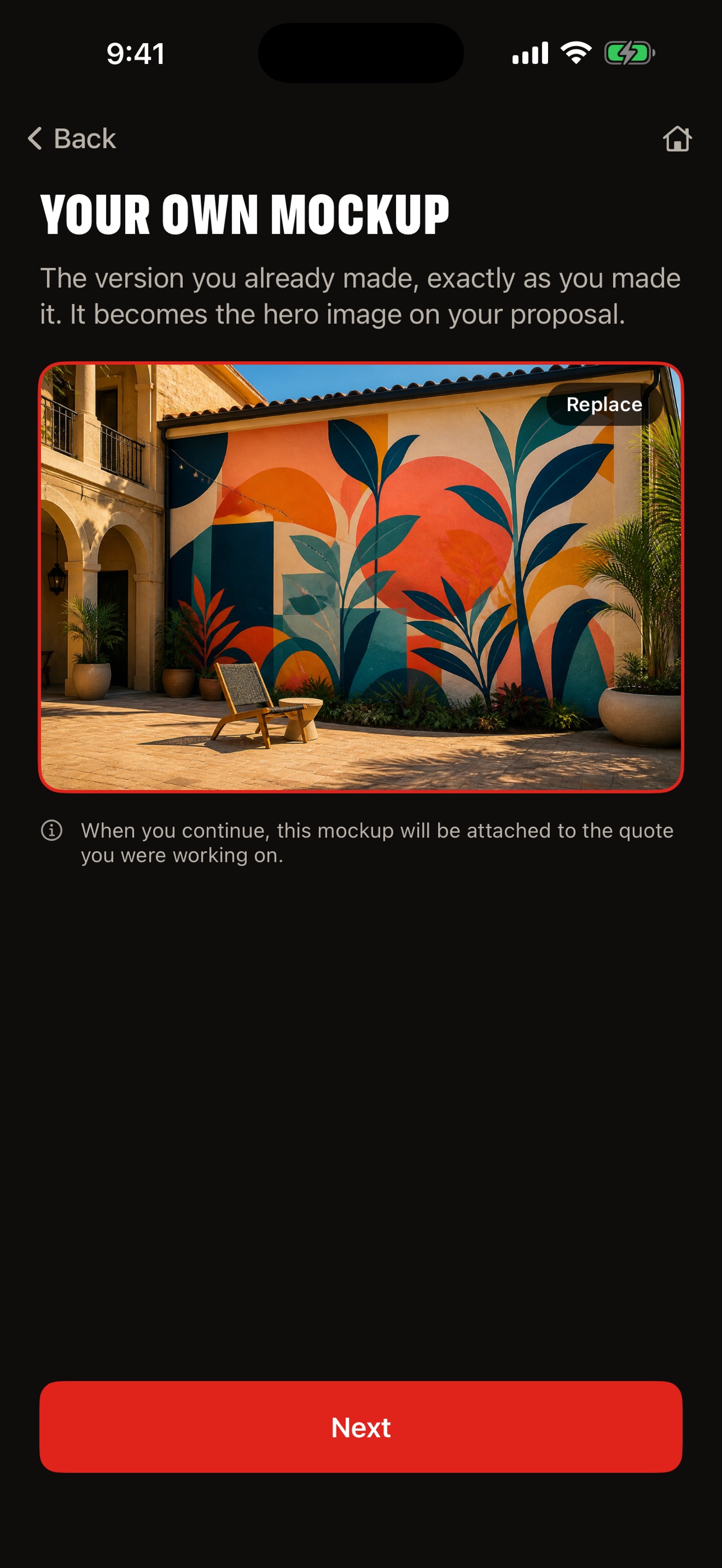 Screenshot 3 of MuralOS: Mural Quotes & Bids