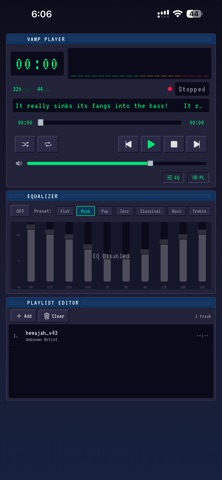 Vamp Player screenshot