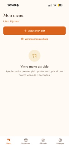 Alfa Menu screenshot 1