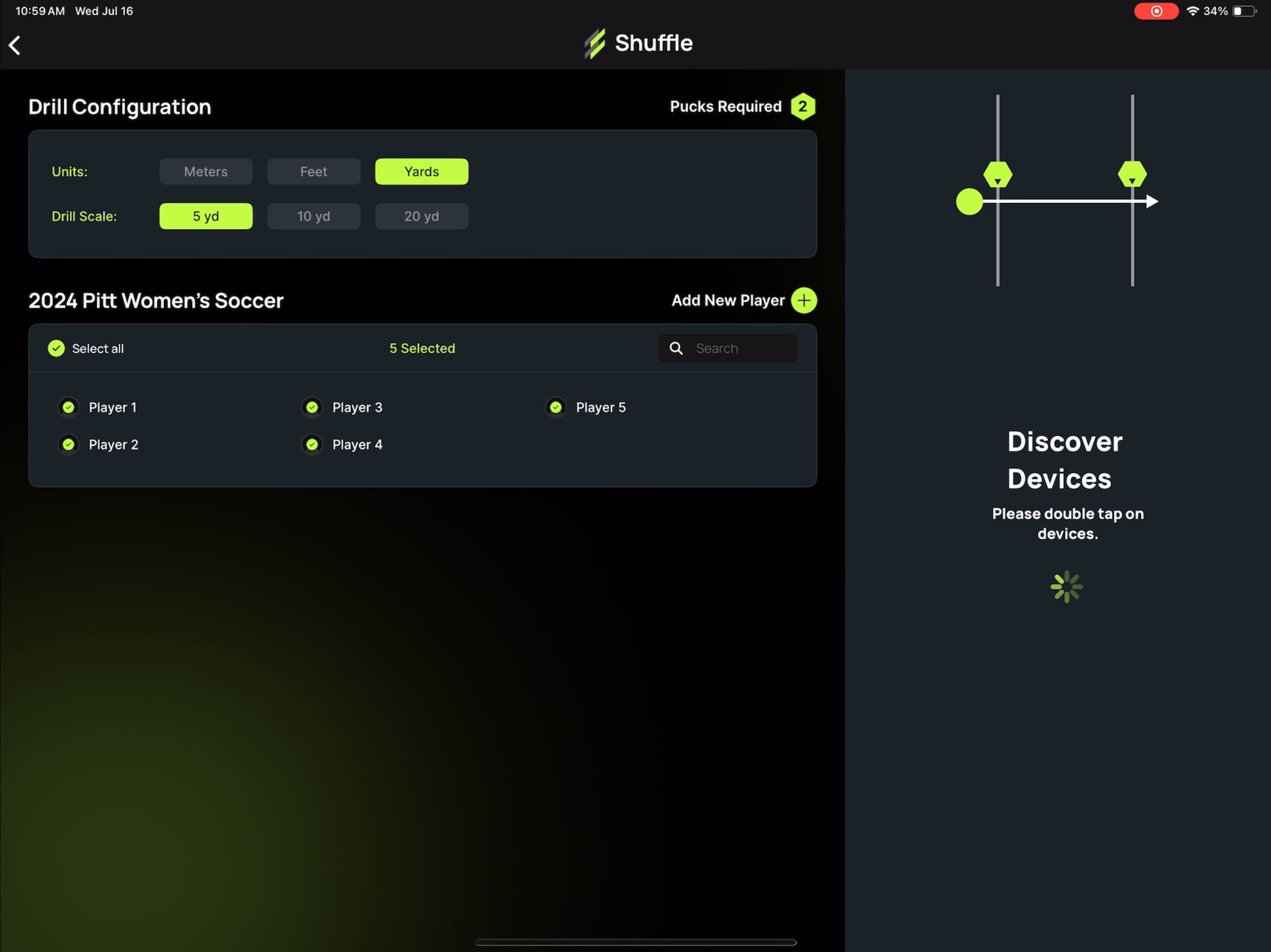 Sensifit screenshot 2