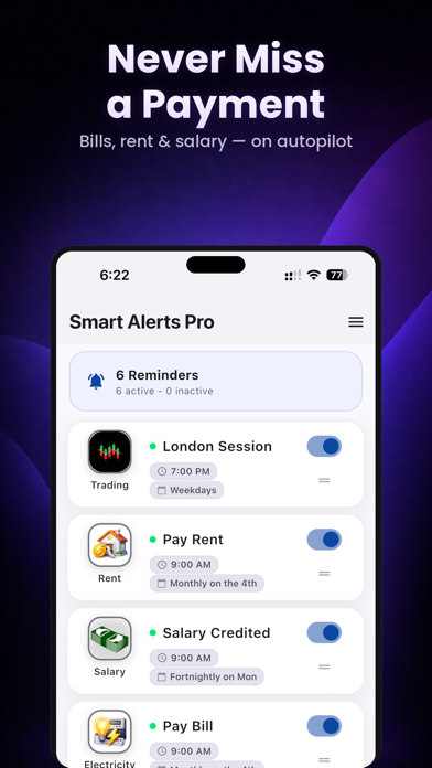 Smart Alerts Pro screenshot