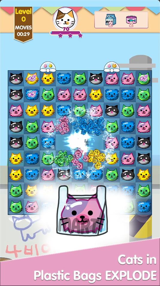 #4. Adventure of Nabi: Cat Match 3 (iOS) By: Gasi Bosi LLC