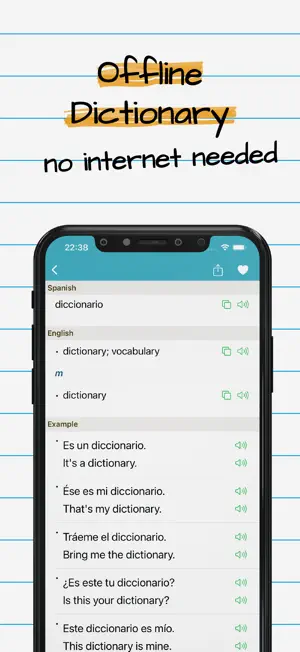 Spanish English Dictionary + + screenshot 4